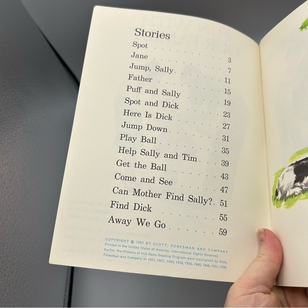 Vintage 1962 Fun With Our Family Reader Set Scott Foresman Mid Century - Picture 6 of 7